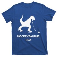 Cute Dinosaur Ice Hockey Trex Funny Ice Hockey T-Shirt