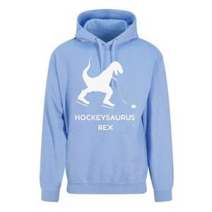 Cute Dinosaur Ice Hockey Trex Funny Ice Hockey Unisex Surf Hoodie