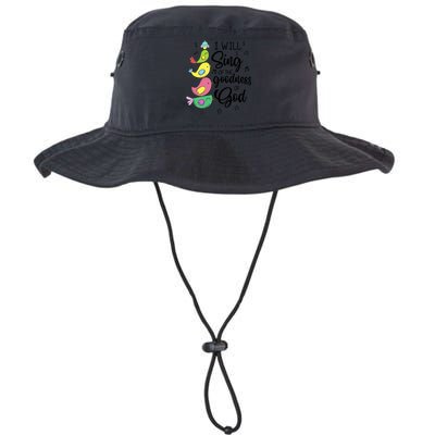 Cute Design I Will Sing Of The Goodness Of God Christian Bucket Hat