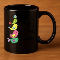 Cute Design I Will Sing Of The Goodness Of God Christian 11oz C Handle Ceramic Mug