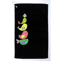Cute Design I Will Sing Of The Goodness Of God Christian Golf Towel