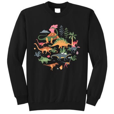 Cute Dinosaurs  Illustration  Dino Collection  Classic Sweatshirt