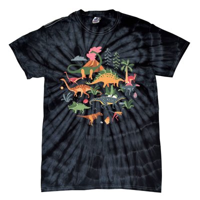 Cute Dinosaurs  Illustration  Dino Collection  Classic Tie-Dye T-Shirt