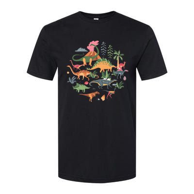 Cute Dinosaurs  Illustration  Dino Collection  Classic Softstyle CVC T-Shirt