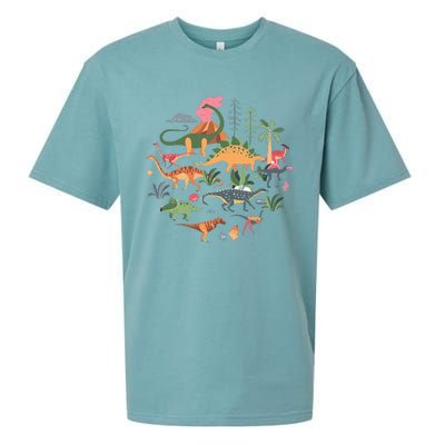 Cute Dinosaurs  Illustration  Dino Collection  Classic Sueded Cloud Jersey T-Shirt