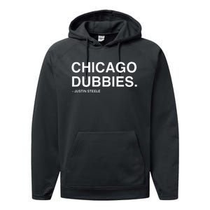 Chicago Dubbies Justin Steele Performance Fleece Hoodie