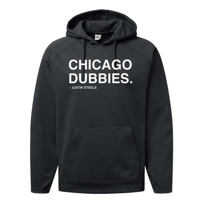 Chicago Dubbies Justin Steele Performance Fleece Hoodie