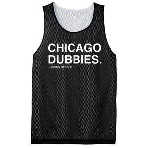 Chicago Dubbies Justin Steele Mesh Reversible Basketball Jersey Tank