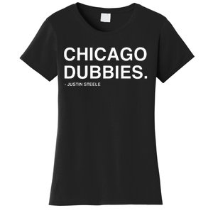 Chicago Dubbies Justin Steele Women's T-Shirt