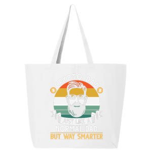 Crypto Dad Just Like A Normal Dad But Way Smarter 25L Jumbo Tote