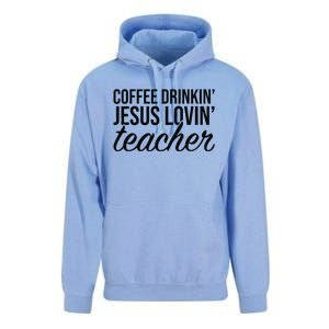 Coffee Drinking Jesus Loving Teacher Coffee Jesus Lovers Unisex Surf Hoodie