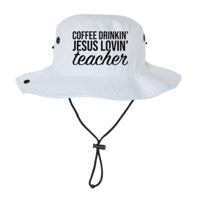 Coffee Drinking Jesus Loving Teacher Coffee Jesus Lovers Legacy Cool Fit Booney Bucket Hat