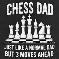Chess Dad Just Like A Normal Dad But 3 Moves Ahead Cool Comfort Performance Bucket Hat