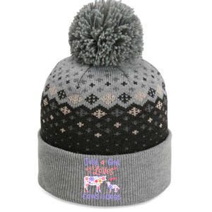 Cow Dog Just A Girl Who Loves Cows And Dogs Gift Meaningful Gift The Baniff Cuffed Pom Beanie