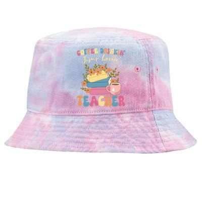 Coffee Drinking Jesus Loving Teaching Gifts For Teacher Tie-Dyed Bucket Hat