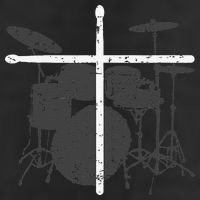 Christian Drummer Jesus Christ Drum Sticks Cross Worship Adult Drive Performance Visor