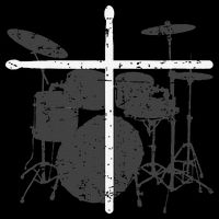 Christian Drummer Jesus Christ Drum Sticks Cross Worship Wool Snapback Cap