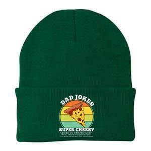 Cheesy Dad Joke Slice Of Pizza Knit Cap Winter Beanie