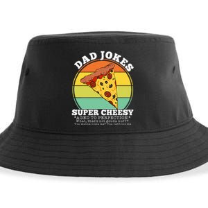 Cheesy Dad Joke Slice Of Pizza Sustainable Bucket Hat