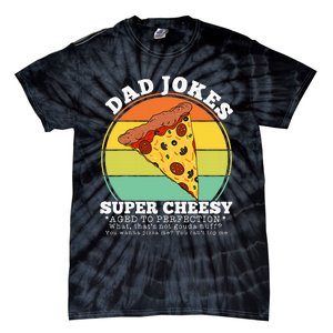 Cheesy Dad Joke Slice Of Pizza Tie-Dye T-Shirt