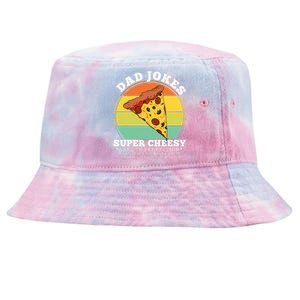 Cheesy Dad Joke Slice Of Pizza Tie-Dyed Bucket Hat