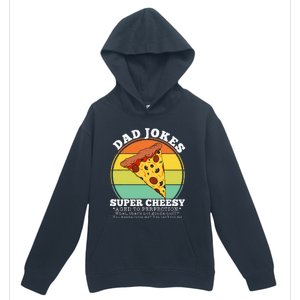 Cheesy Dad Joke Slice Of Pizza Urban Pullover Hoodie