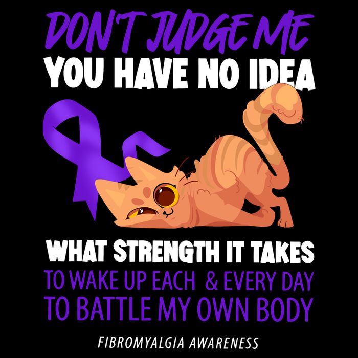 Cat DonT Judge Me You Have No Idea Fibromyalgia Awareness Daily Commute Backpack