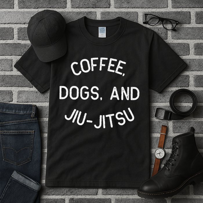 Coffee Dogs Jiu Jitsu For Bjj Jujitsu Tall T-Shirt