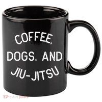 Coffee Dogs Jiu Jitsu For Bjj Jujitsu 11oz C Handle Ceramic Mug