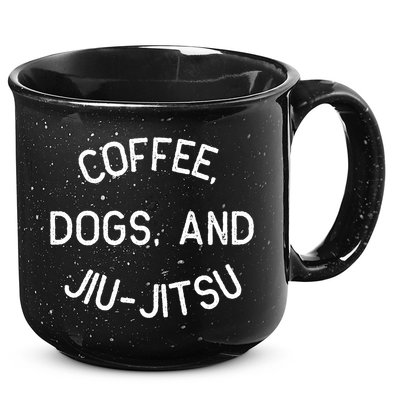 Coffee Dogs Jiu Jitsu For Bjj Jujitsu 15oz Campfire Ceramic Mug