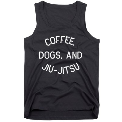 Coffee Dogs Jiu Jitsu For Bjj Jujitsu Tank Top