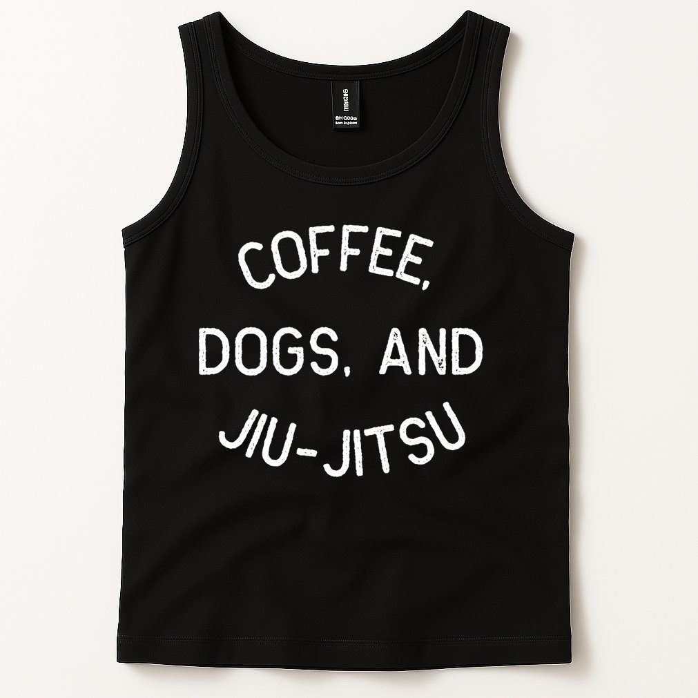 Coffee Dogs Jiu Jitsu For Bjj Jujitsu Tank Top