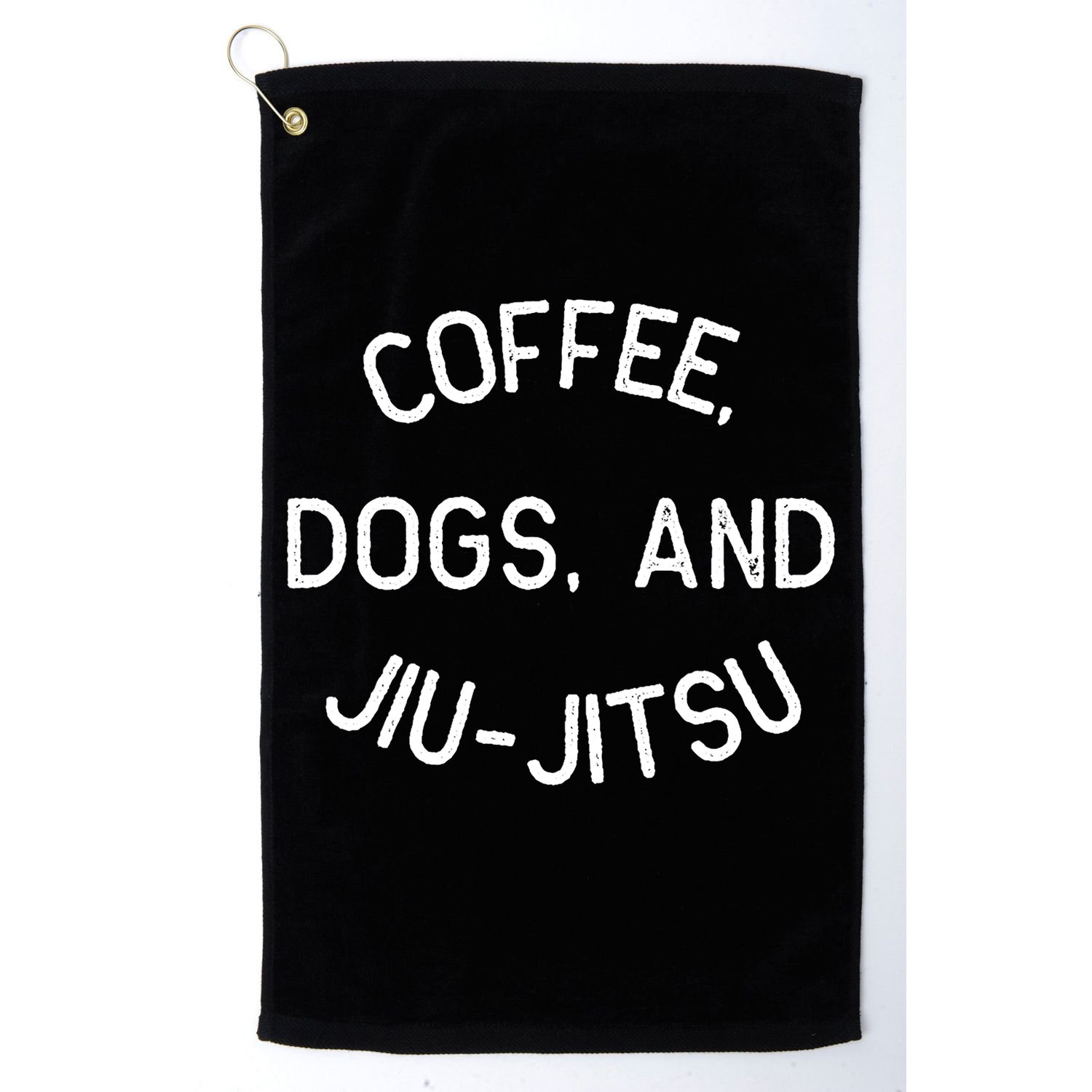Coffee Dogs Jiu Jitsu For Bjj Jujitsu Golf Towel