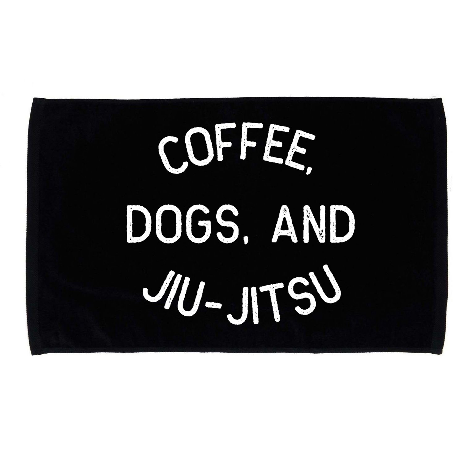 Coffee Dogs Jiu Jitsu For Bjj Jujitsu Microfiber Hand Towel