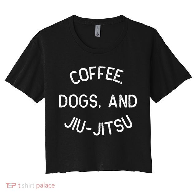 Coffee Dogs Jiu Jitsu For Bjj Jujitsu Crop Top