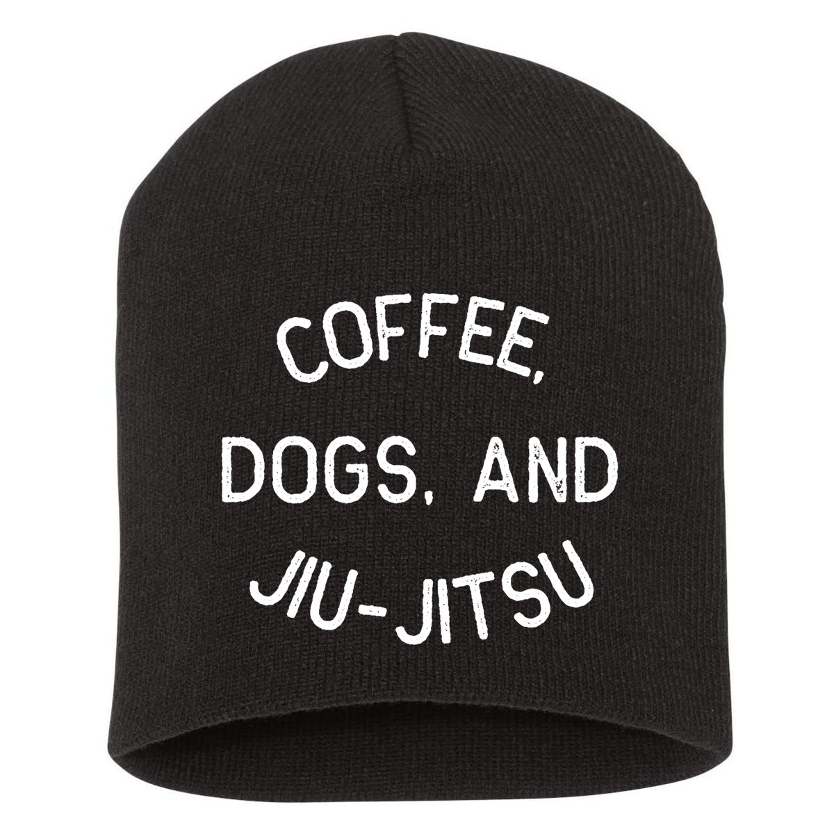 Coffee Dogs Jiu Jitsu For Bjj Jujitsu Short Acrylic Beanie