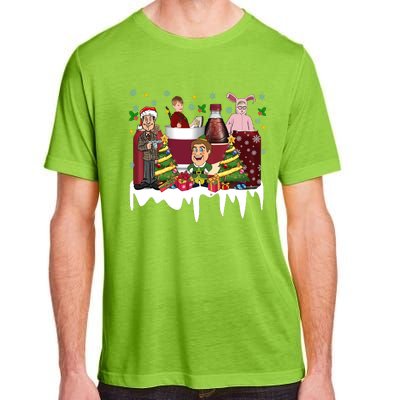 Christmas Drinking Kevin Ralphie Buddy Clark Griswold Adult ChromaSoft Performance T-Shirt