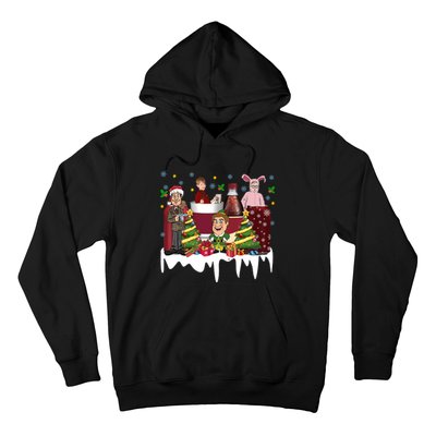 Christmas Drinking Kevin Ralphie Buddy Clark Griswold Hoodie