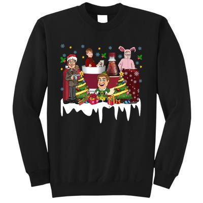 Christmas Drinking Kevin Ralphie Buddy Clark Griswold Sweatshirt