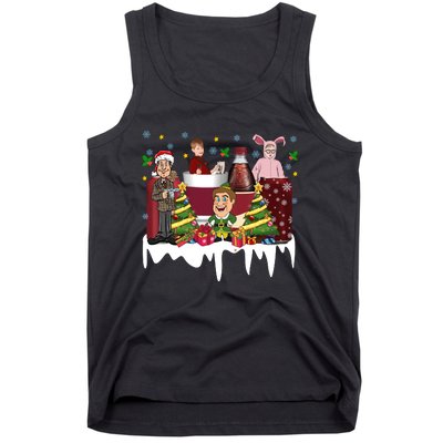 Christmas Drinking Kevin Ralphie Buddy Clark Griswold Tank Top