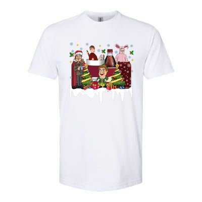 Christmas Drinking Kevin Ralphie Buddy Clark Griswold Softstyle CVC T-Shirt