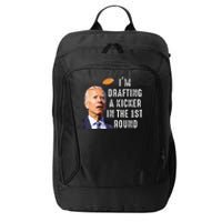 Confused Drafting Kicker Funny Fantasy Football Draft Party City Backpack