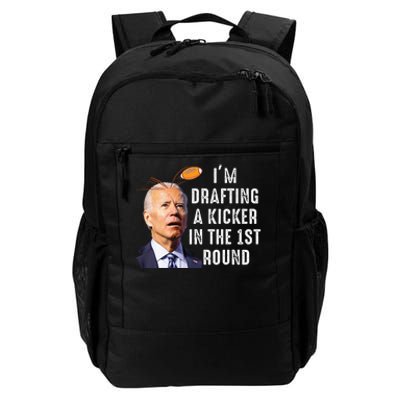 Confused Drafting Kicker Funny Fantasy Football Draft Party Daily Commute Backpack