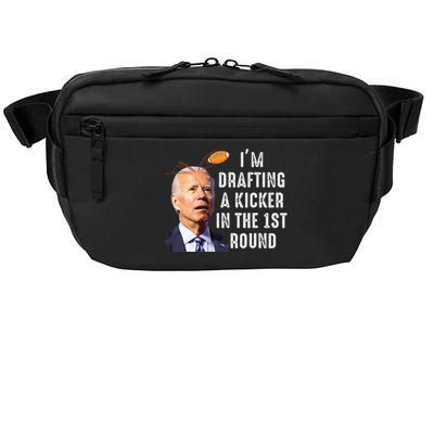 Confused Drafting Kicker Funny Fantasy Football Draft Party Crossbody Pack