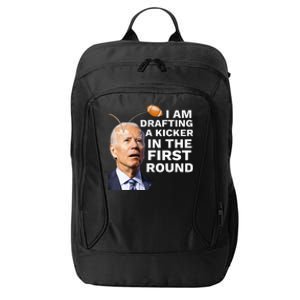 Confused Drafting Kicker Funny Fantasy Football Draft Party City Backpack