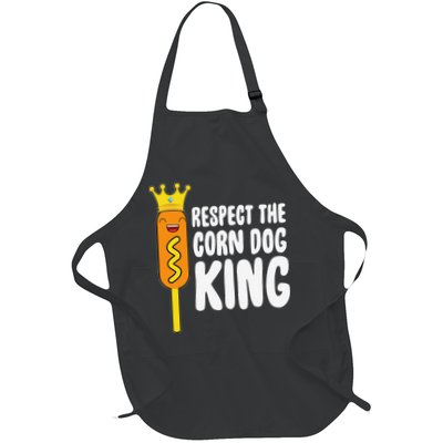 Corn Dog King Funny Costume Respect The Corn Dog King Apron