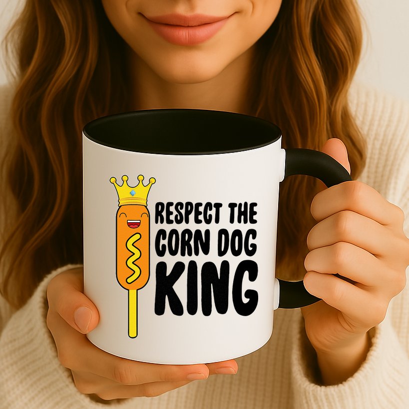 Corn Dog King Funny Costume Respect The Corn Dog King Mug