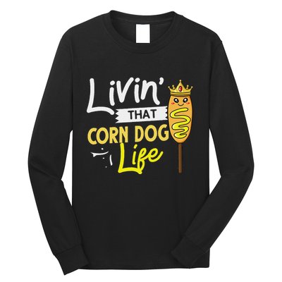 Corn Dog Korean Mini Cheese Vegan Long Sleeve Shirt