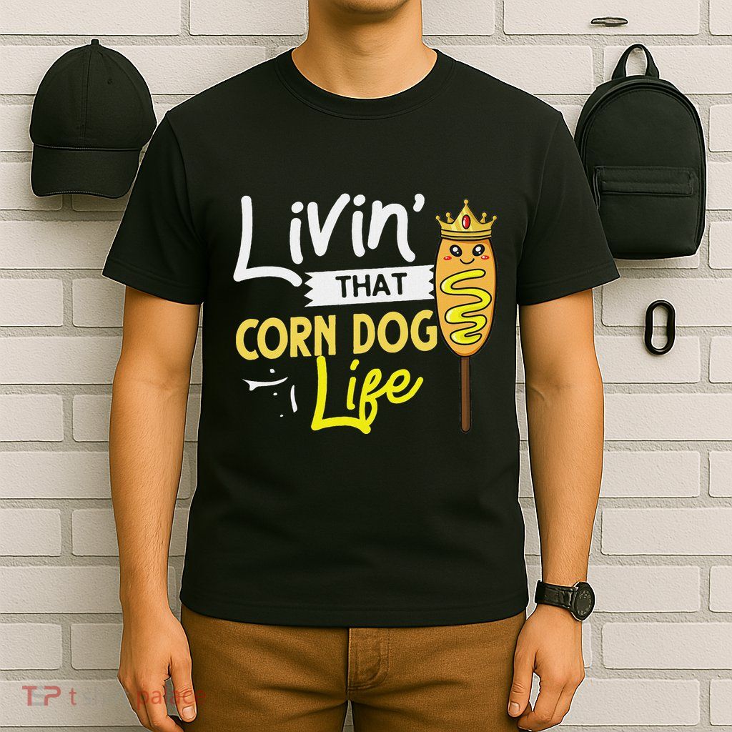 Corn Dog Korean Mini Cheese Vegan T-Shirt