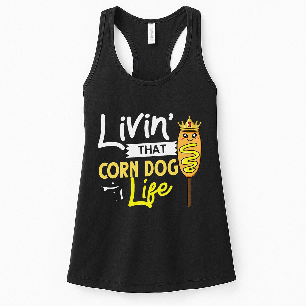 Corn Dog Korean Mini Cheese Vegan Womens Tank Top